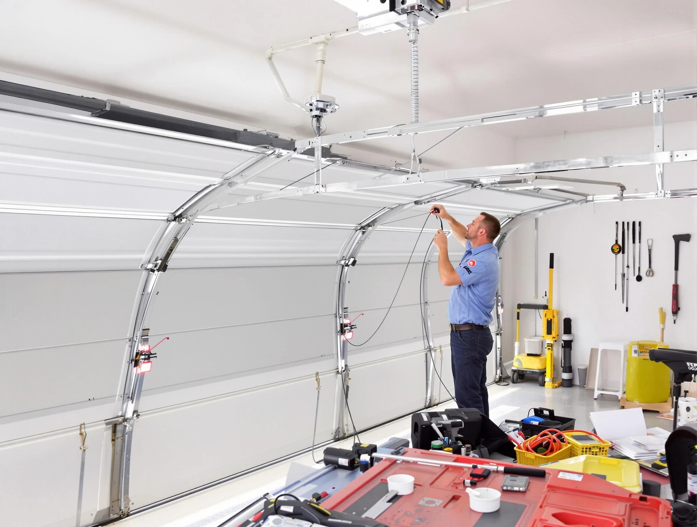 Garage door cable repair service by Lynn Garage Door Repair in Lynn