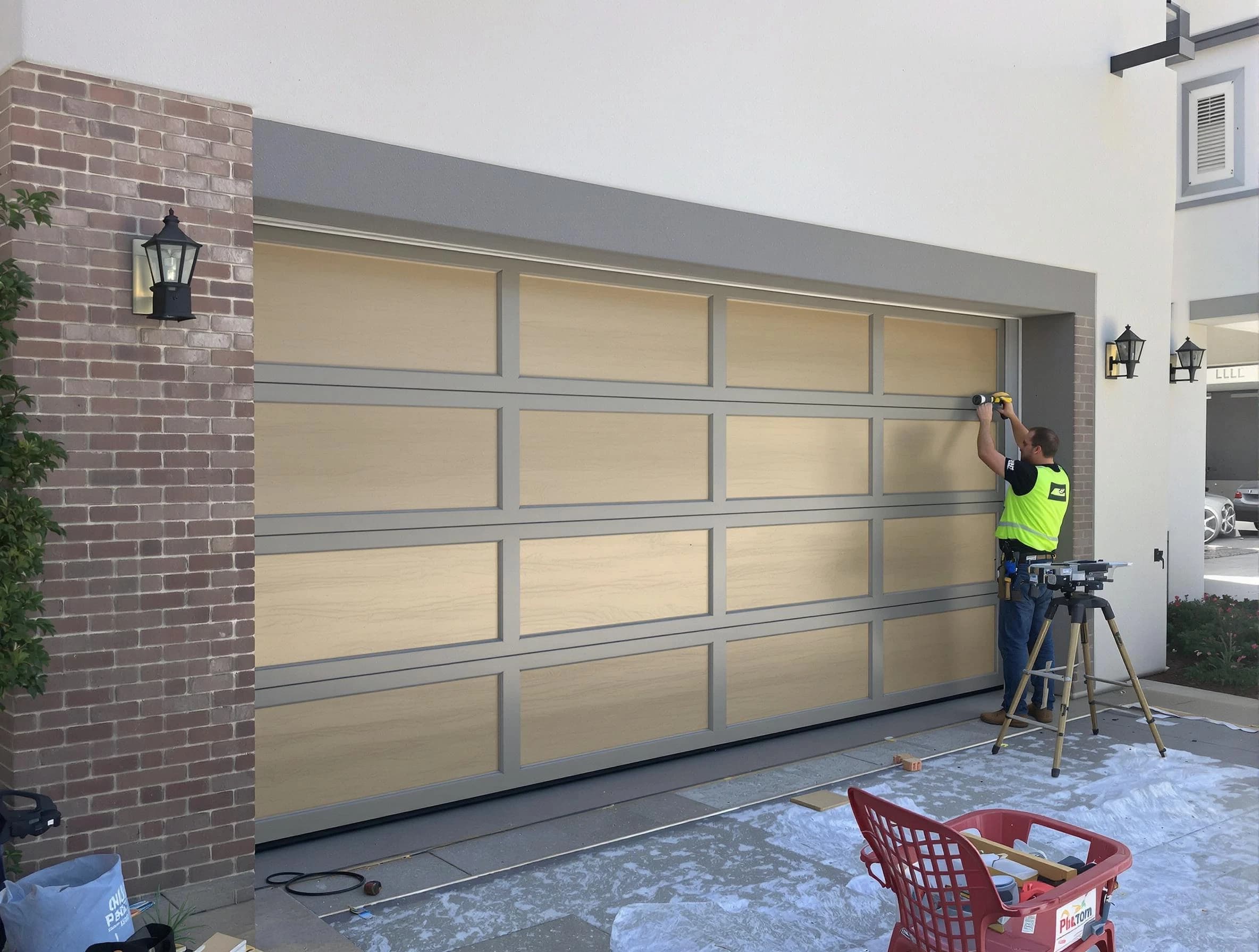 Garage door replacement service by Lynn Garage Door Repair in Lynn