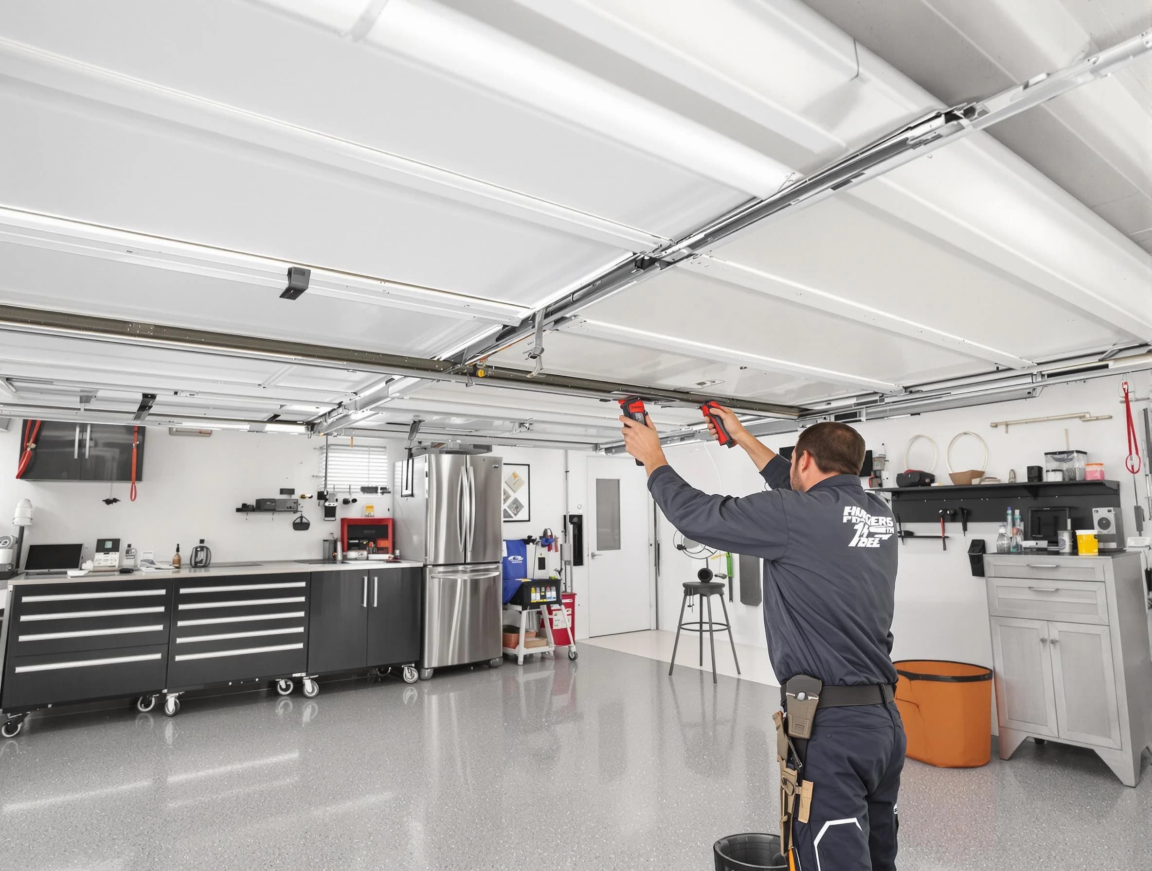 Overhead garage door repair service by Lynn Garage Door Repair in Lynn