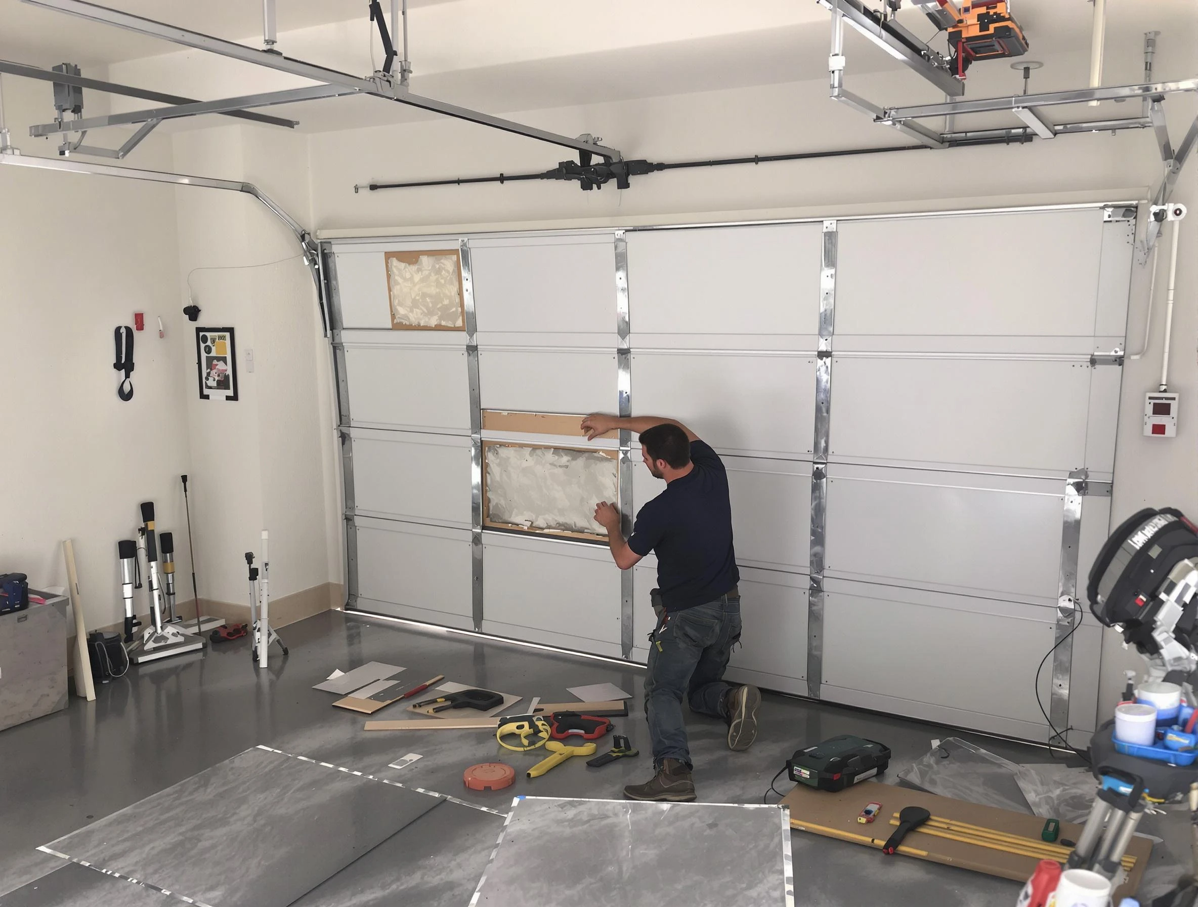 Garage Door Panel Repair in Lynn
