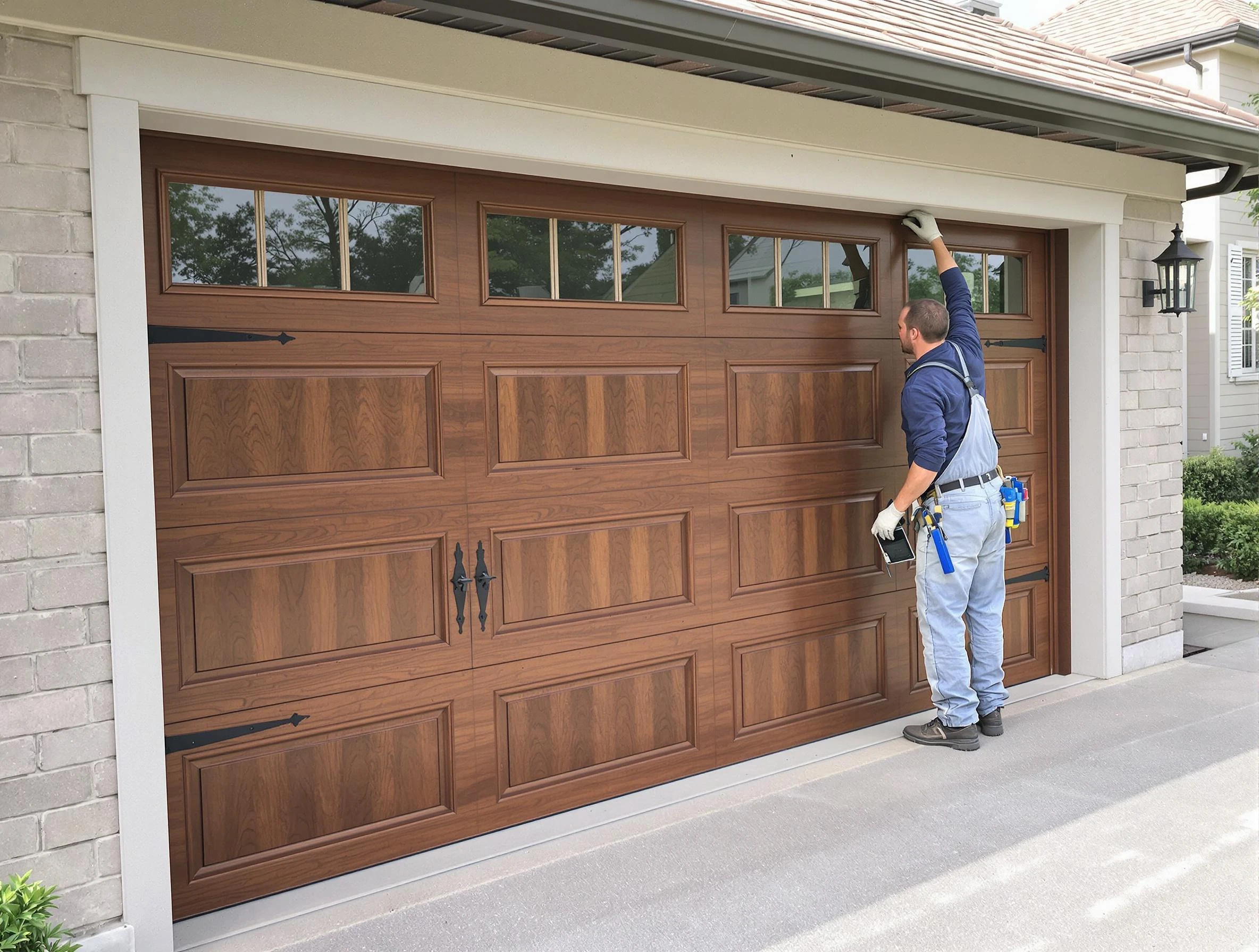 Custom garage door showcase by Lynn Garage Door Repair in Lynn