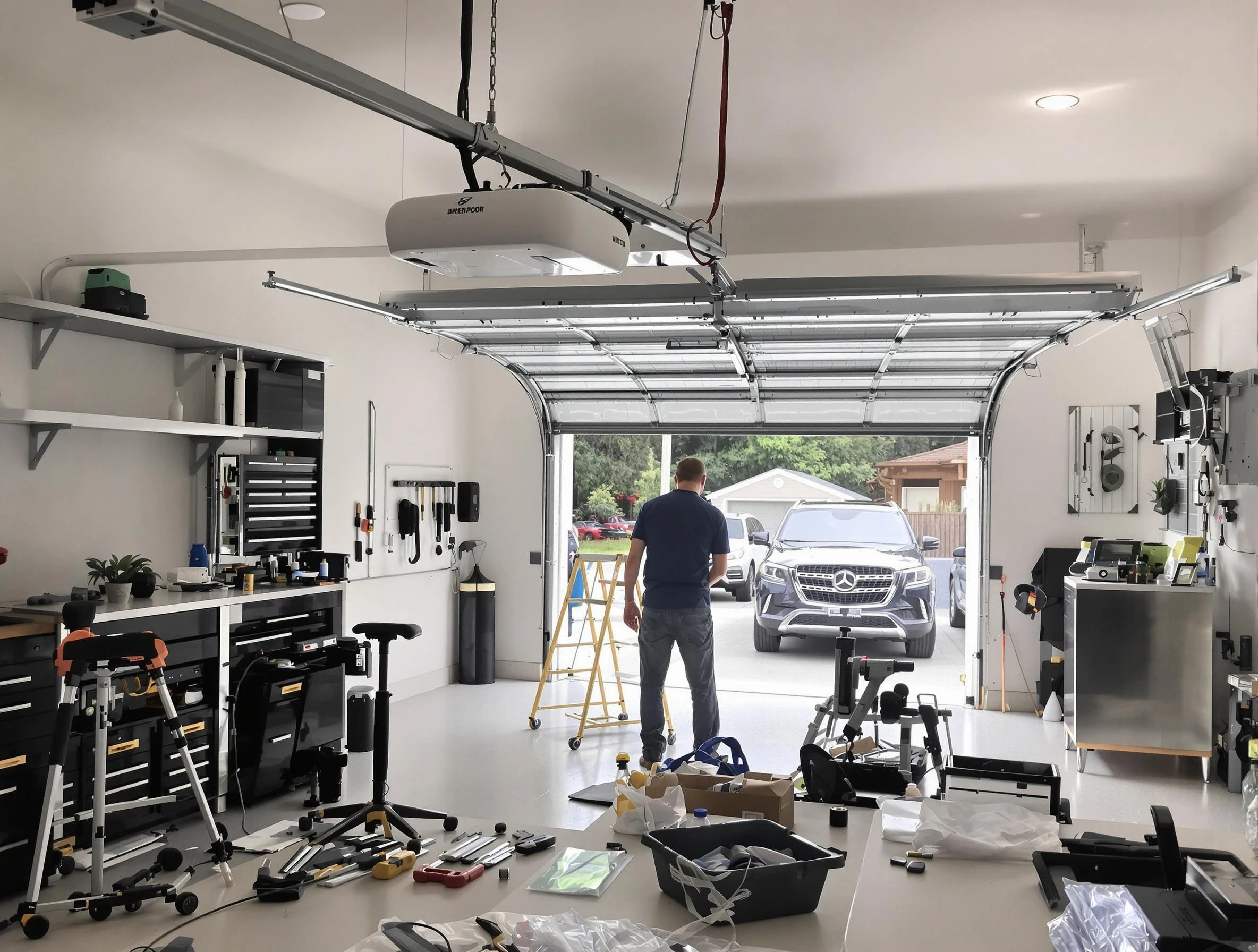 Garage door opener installation by Lynn Garage Door Repair in Lynn