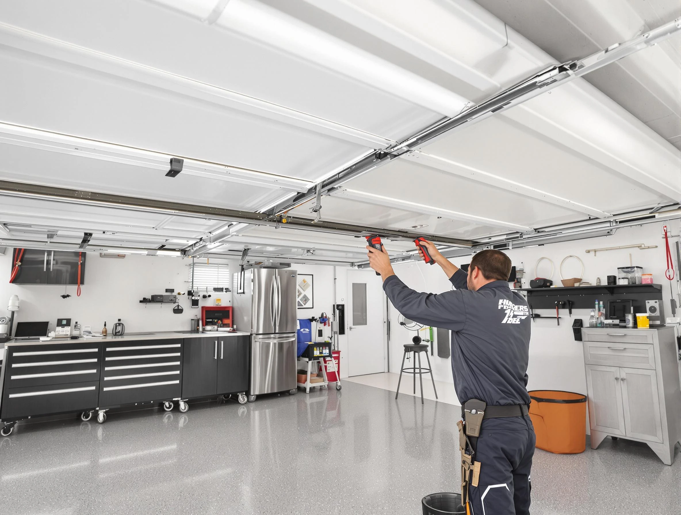 Overhead garage door repair service by Lynn Garage Door Repair in Lynn
